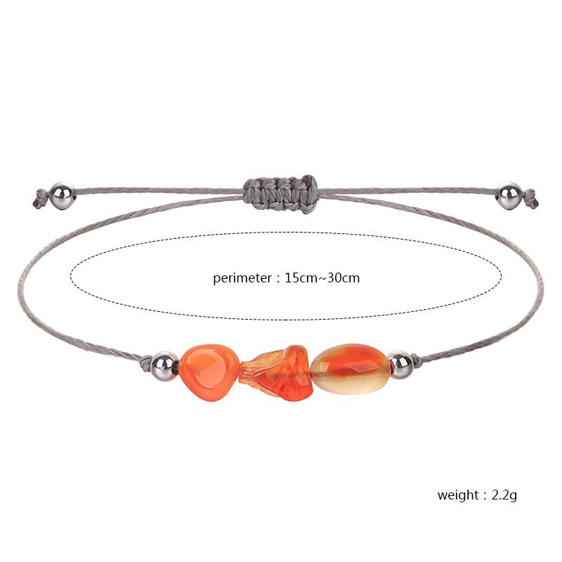 Birthstone Bracelet - Woven Band - Treasured Forever