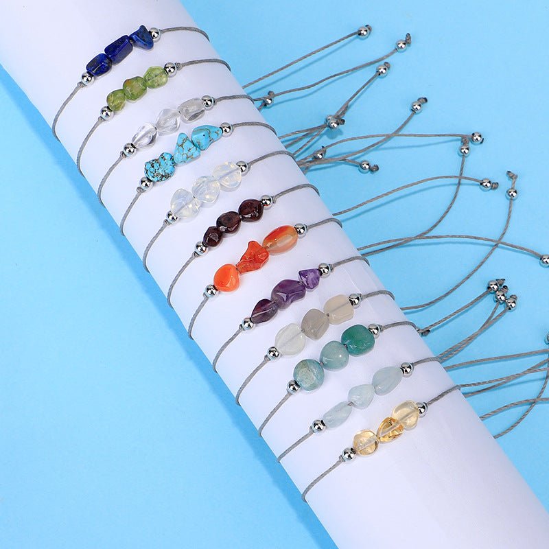 Birthstone Bracelet - Woven Band - Treasured Forever
