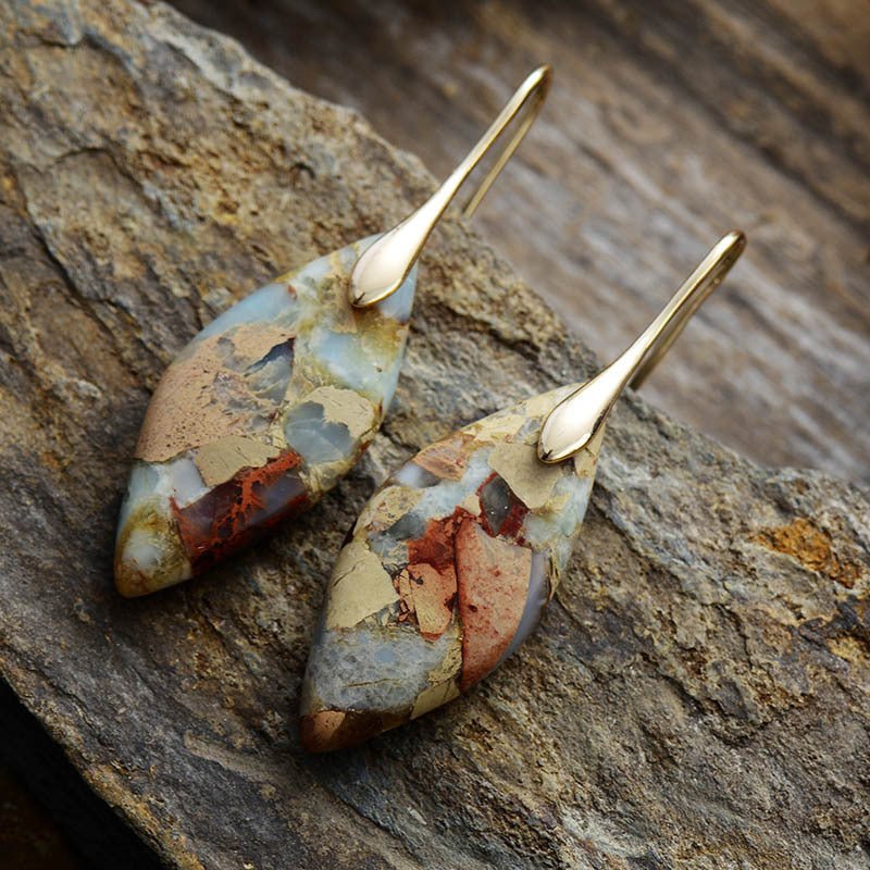 Emperor Stone Earrings - Treasured Forever